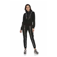 Ensemble de survêtement décontracté pour femmes, ample, hiver, écologique, respirant, nouveau design, logo personnalisé, deux pièces