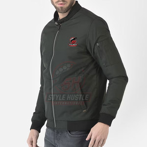 Dernier design, veste bomber pour homme 100% polyester, imperméable et respirante, vente en gros, veste d'hiver pour homme - Product Image 4
