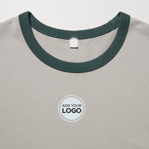 Camiseta de Algodón AIRism 100% para Hombre, Estilo Oversize con Ribete en Contraste - Product Image 6