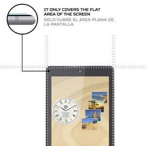ตัวป้องกันหน้าจอ ANTISHOCK สำหรับแท็บเล็ตเพรสติจิโอ มัลติแพด ไรเดอร์ 70 เพิ่มประสิทธิภาพการอ่านและความทนทาน - Product Image 4