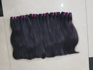 Extensiones de Cabello Humano Remy Virgen Sin Procesar de Alta Calidad, Naturales, Lisas, con Doble Trama a Máquina, Todos los Colores, Teñibles, 100 Gramos - Product Image 3