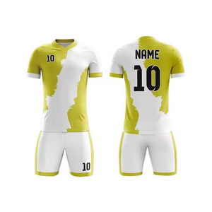 Fútbol Adulto Jersey Conjunto corto Entrenamiento Ropa deportiva Uniforme de fútbol Sublimación Color negro púrpura Mejor uniforme de fútbol - Product Image 2