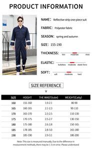 Overol de Trabajo Reflectante Personalizable para Hombre, Traje de Construcción para Electricistas, Ropa de Trabajo para Seguridad - Product Image 5