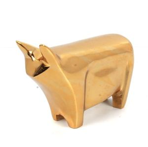 Özel yapılmış yüksek kaliteli dökme alüminyum fil heykel ev dekoratif veya vaftiz için masa süsü özellikleri altın bitirme - Product Image 2