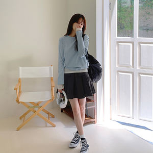 Organic Korean Pleats <b>Skirt</b> Mini Casual Clothes Free Shipping Fashion <b>Skirt</b> Formal Midi Pleats Pocket Mini <b>Skirt</b> - Product Image 2