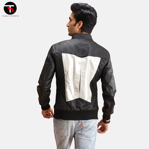 Fabricant de vestes en cuir OEM personnalisé, vêtements d'extérieur en faux cuir véritable, fourniture d'usine en gros à bas quantité minimale de commande - Product Image 2