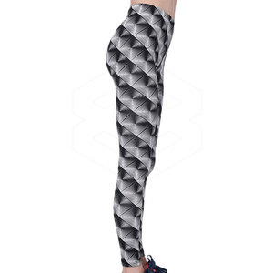 Precio razonable hecho en Pakistán Fitness sublimación Leggings mejor calidad transpirable mujeres Fitness sublimación Leggings - Product Image 6
