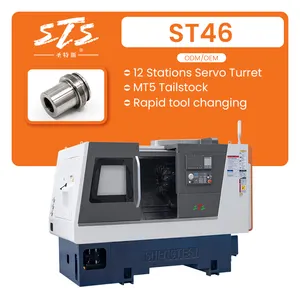 קשיחות גבוהה יותר עם שבב מסוע ST46Hot מכירות cnc מחרטה