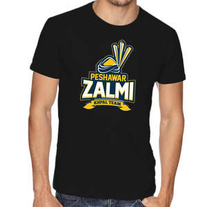 Camiseta Peshawar Zalmi para hombre - Negra - Product Image 1