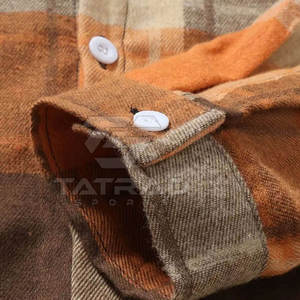 Chemise en flanelle pour homme à imprimé numérique, automne, haute qualité, 100% coton, respirante, séchage rapide, écologique, chemise décontractée, vente chaude - Product Image 4