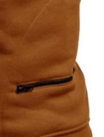 Sudaderas con Capucha Personalizadas para Hombre, con Cierre, de Invierno, Casuales, Sólidas, 100% Algodón, de Alta Calidad - Product Image 4