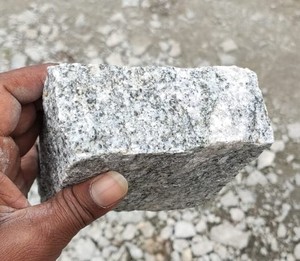 Facettes en granit gris indien, lot de pièces, pierres de Cube, Surface naturelle, idéal pour un Patio, une marche, une allée ou un Parking, vente en gros