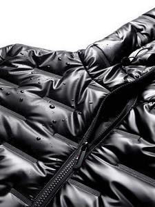 เสื้อแจ็คเก็ตพัฟเฟอร์มีฮู้ดกันลมสำหรับผู้ชาย ไซส์ใหญ่ กันน้ำและระบายอากาศได้ - Product Image 3