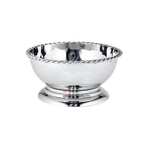 Bol à poinçon rond en acier inoxydable de qualité supérieure avec panneau et base de conception - Product Image 1