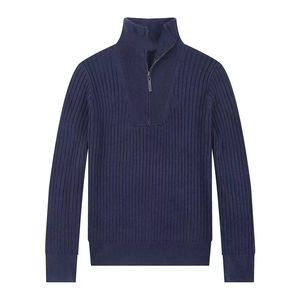 Pulls à col roulé en acrylique 100% respirants pour hommes/femmes, chauds pour l'automne et l'hiver, tricotés, unis, manches longues, hauts décontractés - Product Image 2