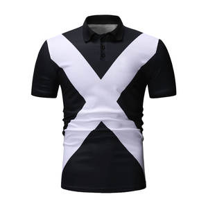 เสื้อโปโลผู้ชายสีทึบเสื้อยืดโปโลสำหรับผู้ใหญ่ขนาดใหญ่พิเศษเสื้อยืดโปโลสำหรับผู้ชายใส่ในฤดูร้อน - Product Image 2