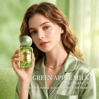 Deold En Stock Parfum EDP pour Femme 45ml, Notes Fruitées Florales, Pomme Verte Lactée, OEM, Logo Personnalisé, Marquage Personnalisé, Vente en Gros
