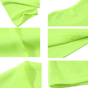 T-shirts en polyester tricoté à séchage rapide pour hommes avec logo personnalisé en gros - Couleurs et tailles personnalisées Sports Workout - Product Image 5