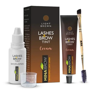 Développeur de teinte de sourcils imperméable à l'eau avec logo personnalisé, teinture en gel longue durée de 6 semaines, cils, rehausseurs de sourcils à ingrédient minéral OEM - Product Image 1