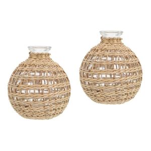 Macetas y jardineras inteligentes de bajo precio, maceta de ratán para decoración de jardín con soporte de hierro, soporte negro de Pie Grande - Product Image 5