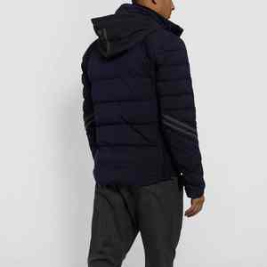Veste matelassée pour homme à capuche Alternative au duvet Chaude Randonnée en plein air Vêtement d'hiver Streetwear - Product Image 4