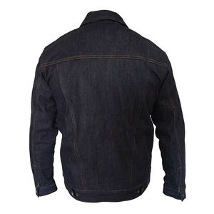Chaqueta de mezclilla Retro para motocicleta para hombre, chaqueta de bombardero de Hip Hop, abrigo de calle con diseño de agujero de moda, ropa deportiva estampada, vaquero básico - Product Image 2