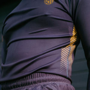 Custom Logo Polyester MMA <b>Rash</b> <b>Guard</b> Breathable Stretch Quick Dry Full Sleeves <b>BJJ</b> Jiu Jitsu Kimono UFC Fight OEM Service - Product Image 4