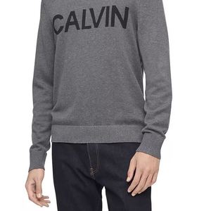 Maglione Calvin Klein da Uomo con Logo XL, Motivo Ricamato a Caldo su Caldo Maglione in Cashmere per la Stagione Autunno/Inverno - Product Image 3