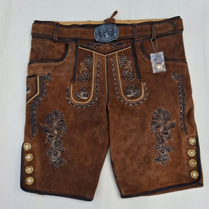 2025 lederhosen เข้ารูปหนังแท้สไตล์ปากีสถาน - Product Image 1