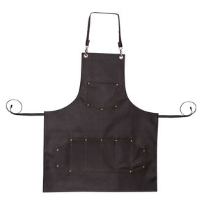 Welding <b>Apron</b> <b>Leather</b> Welding Protective Flame Resistant Work <b>Apron</b> Cowhide <b>Leather</b> Fireproof Welding <b>Apron</b> - Product Image 1