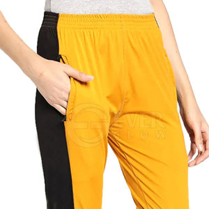 Bolsillos con cremallera Pantalones de cintura con cordón para mujer Venta al por mayor Pantalones de jogging elegantes para mujer más vendidos - Product Image 6