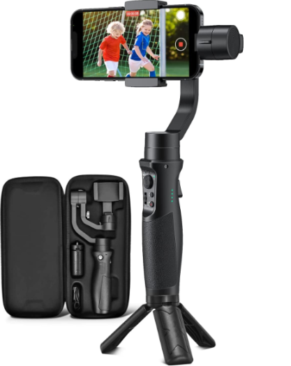 Smartphone Handheld Gimbal Stabilizer 3 Axis Stabilizer Automatic Selfie Stick Gimble With Tripod for Cell Smartphone