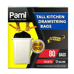 Pami Scented Kitchen Garbage <b>Bags</b> Odor Control Drawstring Trash Liners - Product Image 1