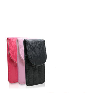 Juego de pinzas para cejas con estuche de viaje de cuero PU de primera calidad-Kit profesional de acero inoxidable y pinzas altas para cejas - Product Image 1