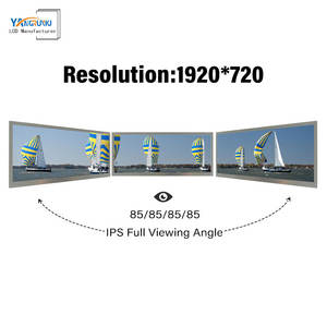 HannStar 10.3英寸1920x720汽车液晶显示器，850cd/m ² hs-ips Pro，LVDS接口，-30 °C〜85 °C，<span class=keywords><strong>2</strong></span>.9G抗振 - Product Image 4