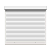 Porte de garage coulissante verticale antivol design moderne en aluminium volet roulant store pour fenêtre