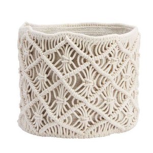 Panier en macramé fait à la main en coton sur le dernier thème conçu dans un décor artistique pour les dépanneurs disponible dans des tailles personnalisées - Product Image 6