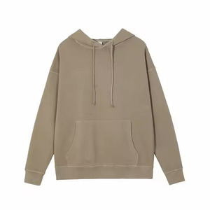 เสื้อฮู้ดผ้าคอตตอนคอตั้งเสื้อมีฮู้ดสีมัดย้อมพิมพ์ลายไม่สบายใจพร้อมกระดุมข้อมือเสื้อมีฮู้ดสำหรับฤดูหนาวใช้ได้ทั้งชายและหญิง380g ผ้าคอตตอน100% งานตามสั่ง - Product Image 4
