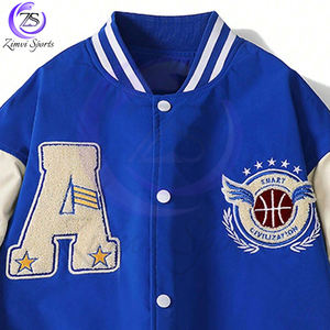 Vêtements d'automne et d'hiver pour la vente en gros Nouvel arrivage Imprimé brodé Lâche Casual Vestes d'université de baseball de la plus haute qualité - Product Image 6