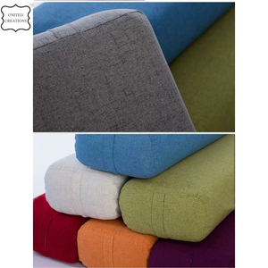 หมอนรองโยคะเป็นมิตรกับสิ่งแวดล้อม หมอนรองโยคะผ้าฝ้ายลินินทรงสี่เหลี่ยมผืนผ้า หมอนรองโยคะทรงกลม - Product Image 3