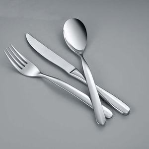 Luxury Gold Metal Hammered Handle Gold Plated Stainless Steel Spoon <b>Fork</b> & <b>Knife</b> Cutlery Flatware Set for Wedding - Product Image 2