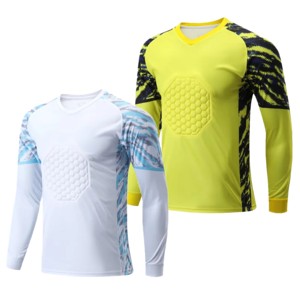 Xu hướng thủ môn bóng đá Jersey người đàn ông thủ môn bóng đá Áo sơ mi dài tay áo xốp bảo vệ thủ môn hàng đầu <span class=keywords><strong>GK</strong></span> đồng phục - Product Image 5