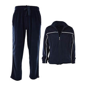 <b>Mens</b> Plush <b>Velour</b> <b>Tracksuit</b> with Functional Zippered Pockets Trendy Workout Lounge and Travel Ensemble - Product Image 2