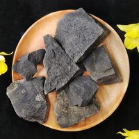 Agate noire naturelle de haute qualité, pierre brute, cristaux de guérison en vrac, minéraux, fournisseur en gros, KALA CULTURE, décoration intérieure