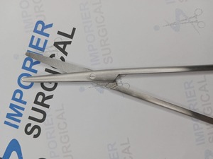 High quality stainless steel tonsils scissor <b>surgical</b> ENT instrument precision cutting curved <b>blades</b> medical tonsils scissor - Product Image 2