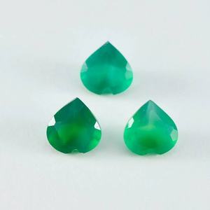 Meilleur prix, pierre d'onyx verte naturelle certifiée IGI, bague de promesse facettée, pierres précieuses en vrac, créations brésiliennes HARI OM - Product Image 5