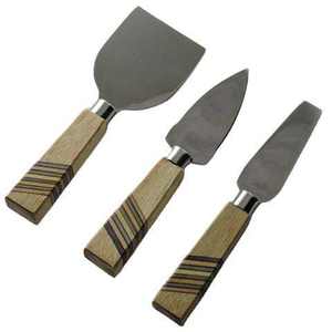 Vente chaude En Métal Fromage Beurre Épandeur Ensemble Avec Poignée En Bois Ustensiles De Cuisine Maison Et Restaurant Utiliser Des Outils À Fromage - Product Image 1