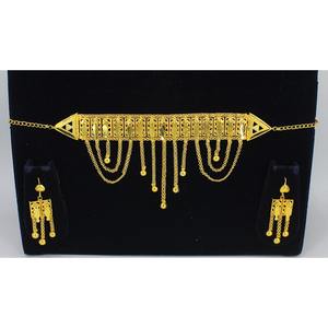 Martasha designer islamique ramadan spécial plaqué or EAU bijoux spécial dubai bijoux collier boucle d'oreille ensemble - Product Image 1