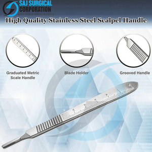 Poignée de scalpel d'équipement médical haute performance Source d'alimentation manuelle en acier inoxydable de qualité supérieure - Product Image 2