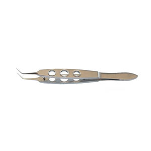 Forceps de suture ophtalmique en acier inoxydable Forceps de liage médical chirurgical OEM personnalisé avec mâchoires incurvées lisses - Product Image 5